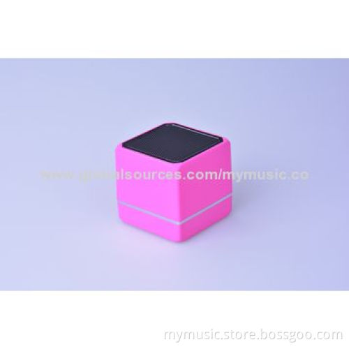 Loud sound, heavy bass Bluetooth mini speaker with 2.5W output and colorful printing